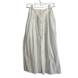 Vintage white midi skirt